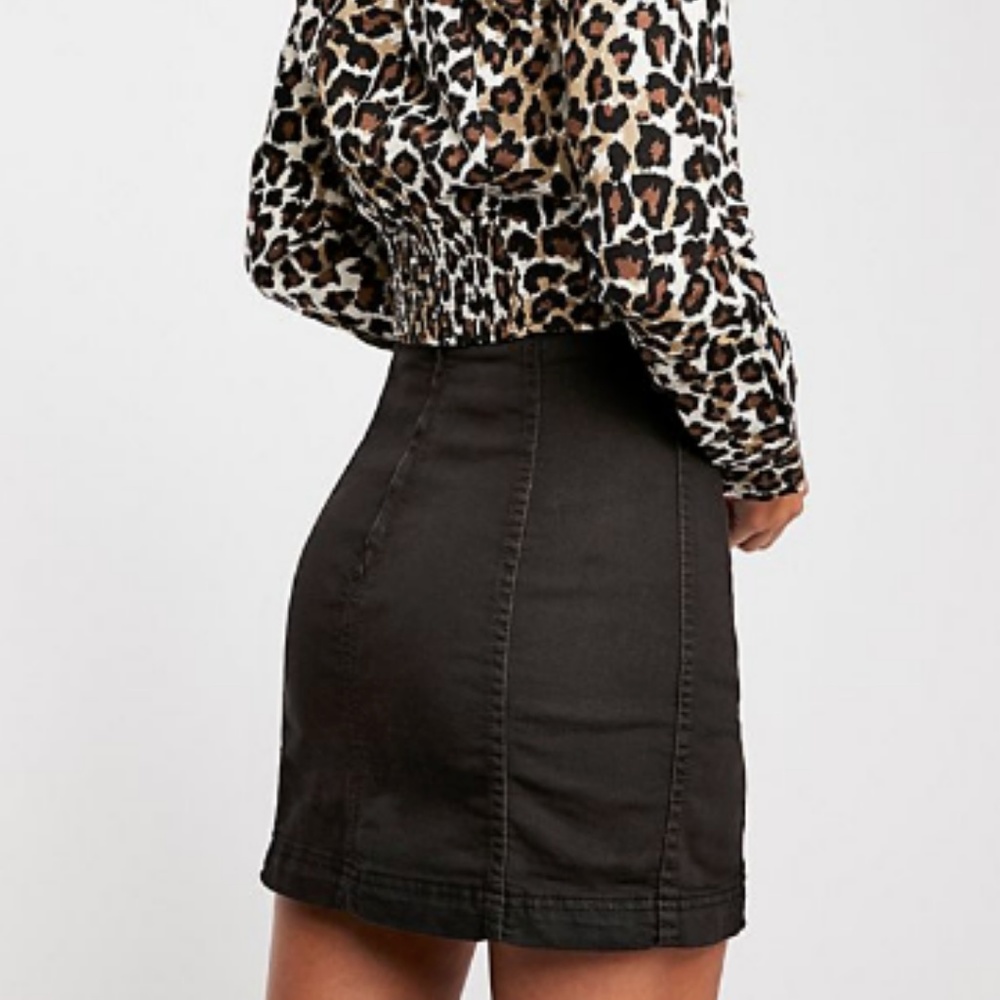 Free People Femme Denim Skirt